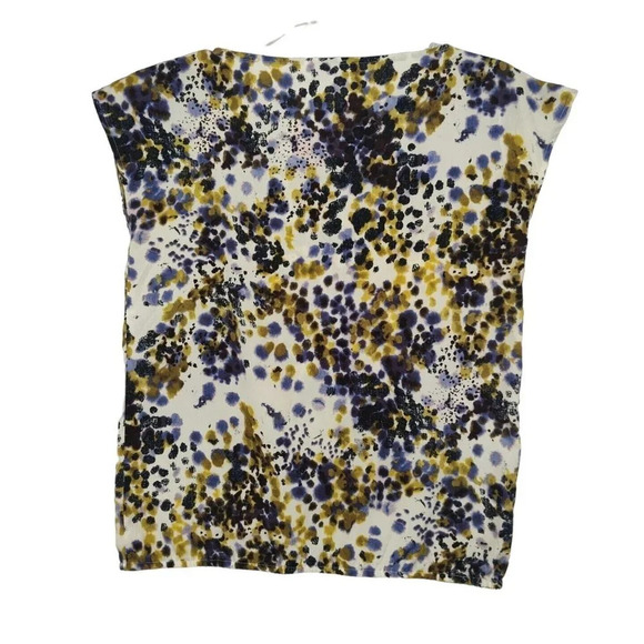 Ann Taylor Loft Purple Multicolor Sleeveless Top Career Shell Women Size XS - Picture 3 of 5